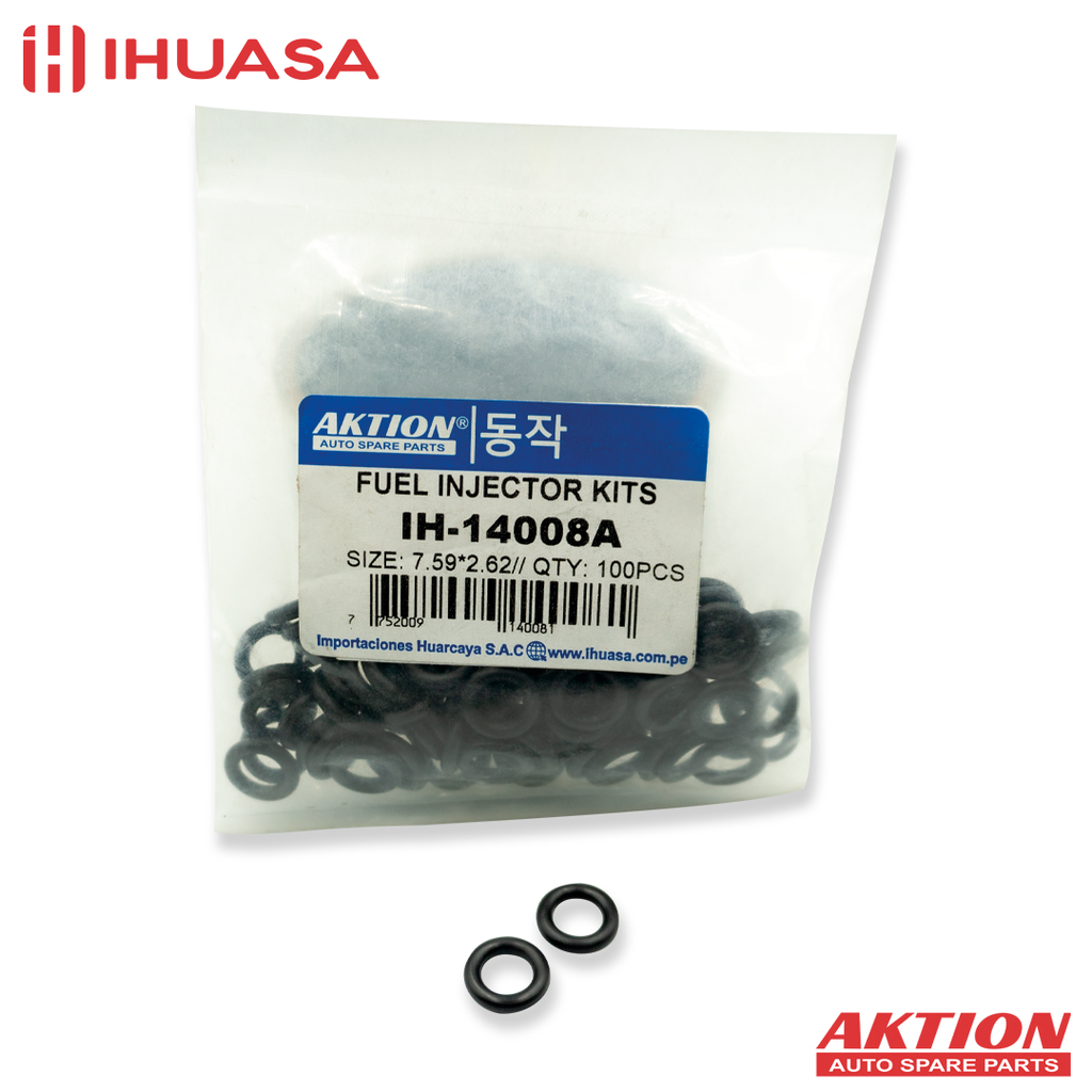 O-RING DE INYECTOR NISSAN SR20, SUBARU NEGRO