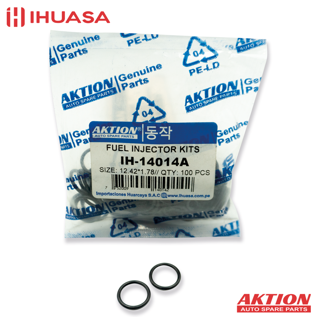 O-RING DE INYECTOR VW, GM, FORD MONO PUNTO NEGRO