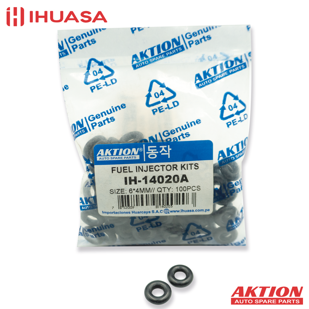 O-RING DE INYECTOR GM, FIAT, VW GDI NEGRO